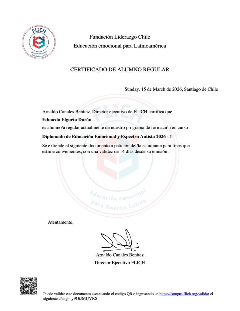 Diplomado en Educación Emocional y Espectro Autista